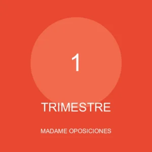 Pago primer trimestre - Madame Oposiciones