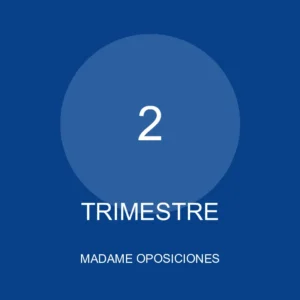Pago segundo trimestre - Madame Oposiciones