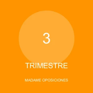 Pago tercer trimestre - Madame Oposiciones